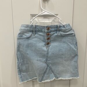 Light Blue Denim Skirt